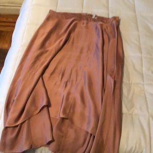 Satin skirt